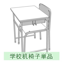 ベランダのある学校セット(校舎外観・廊下データ付き)