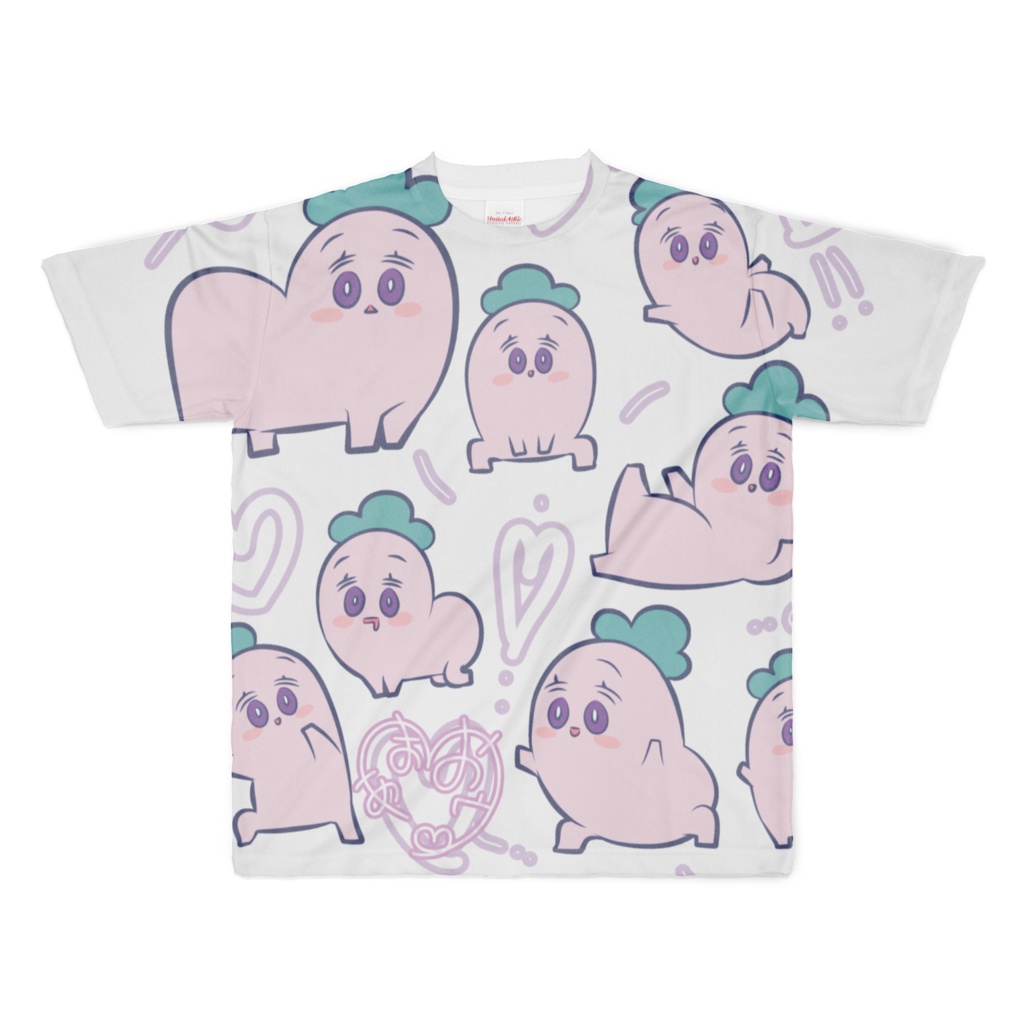 あまおウ。🍓とずっと一緒Ｔシャツ
