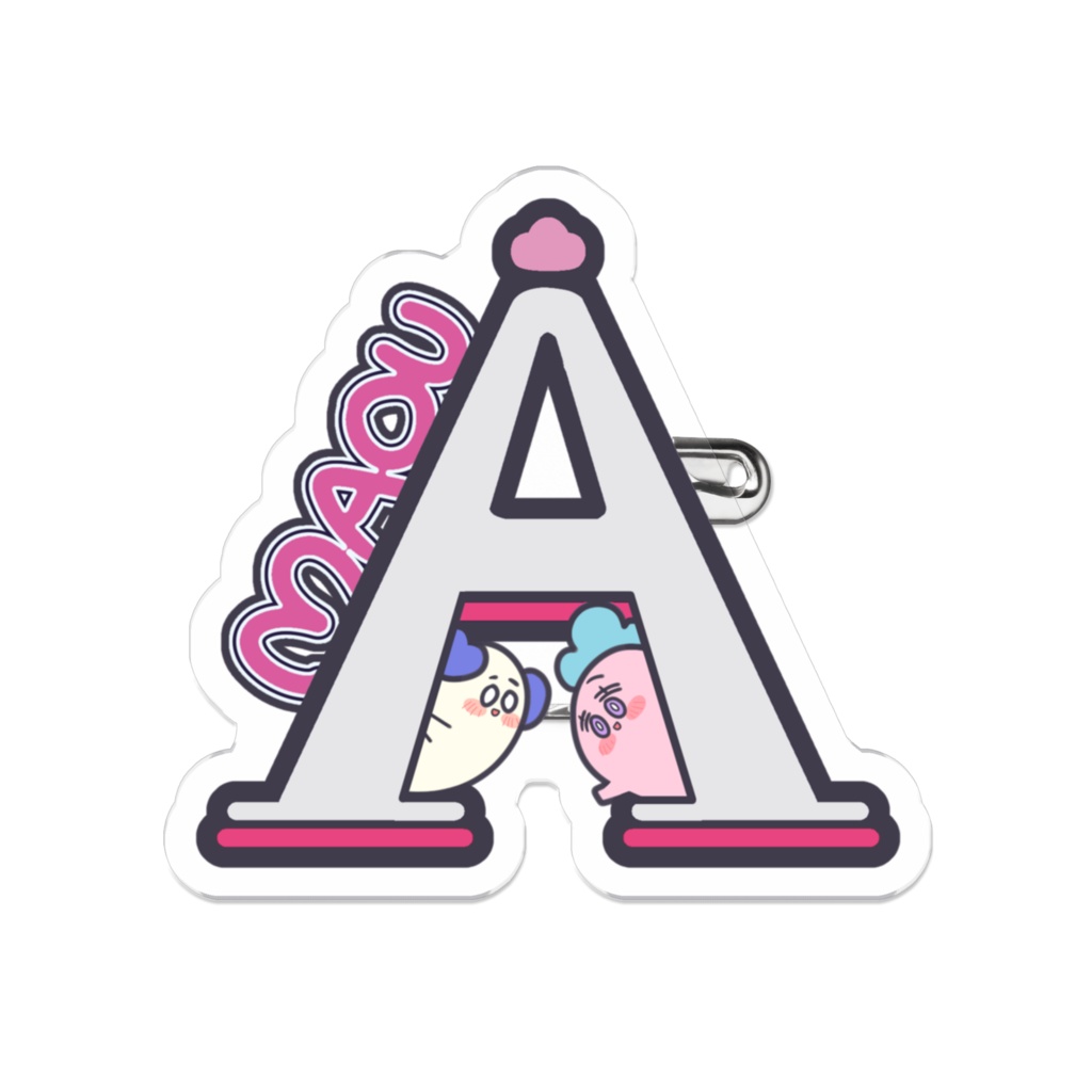 あまおウ。🍓推してね？ね？アクリルバッジ