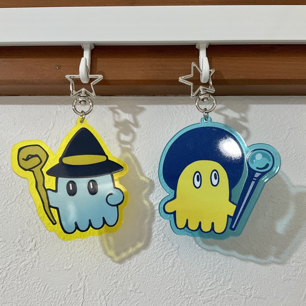 アクリルキーホルダー【魔法使イカ】