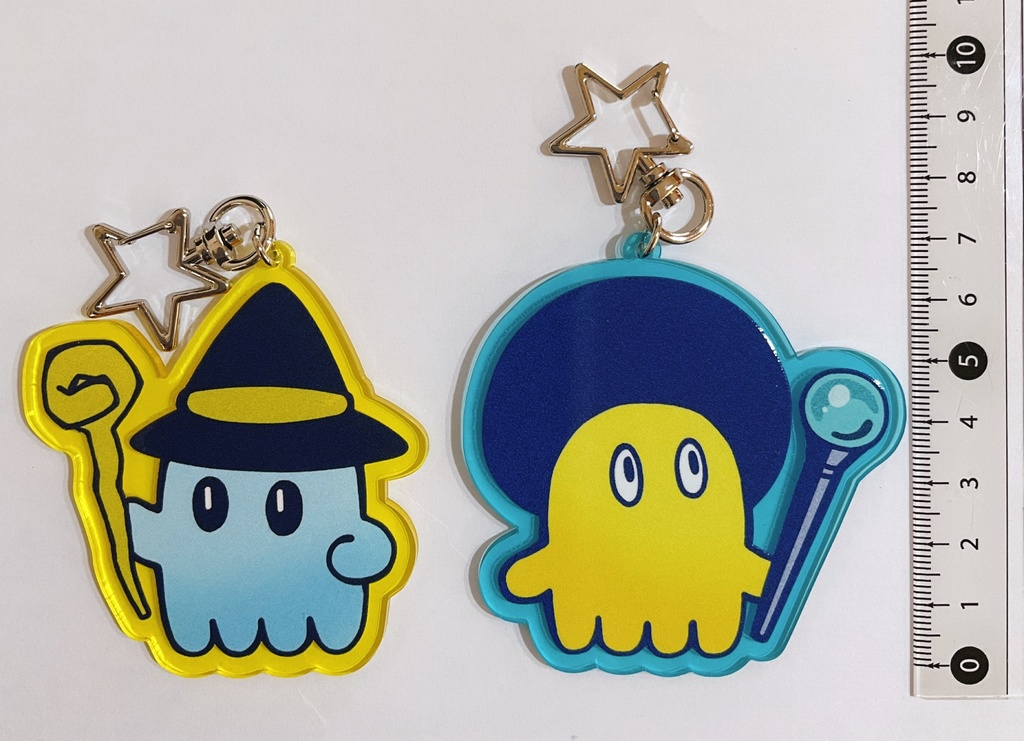 アクリルキーホルダー【魔法使イカ】