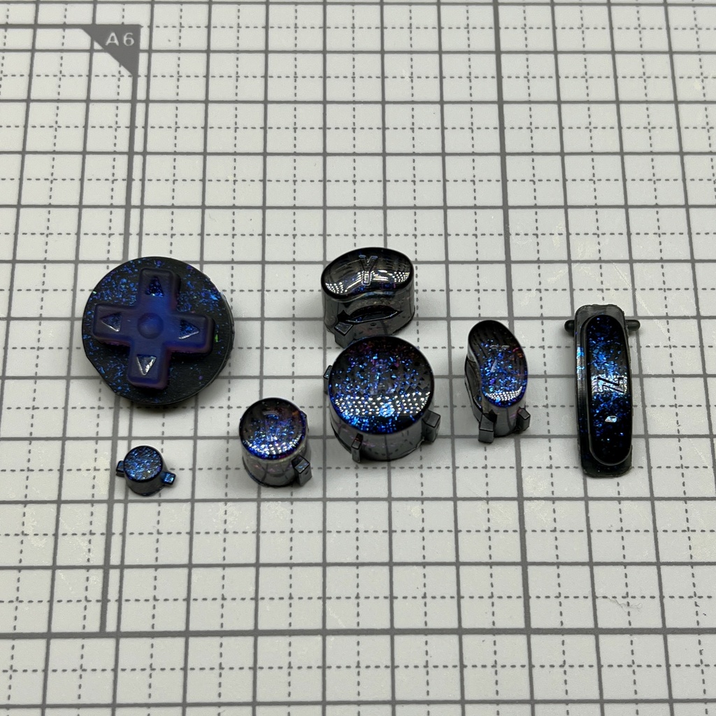 GCコンカスタムボタン 『ABXY, start, Z, D-pad(マット)』