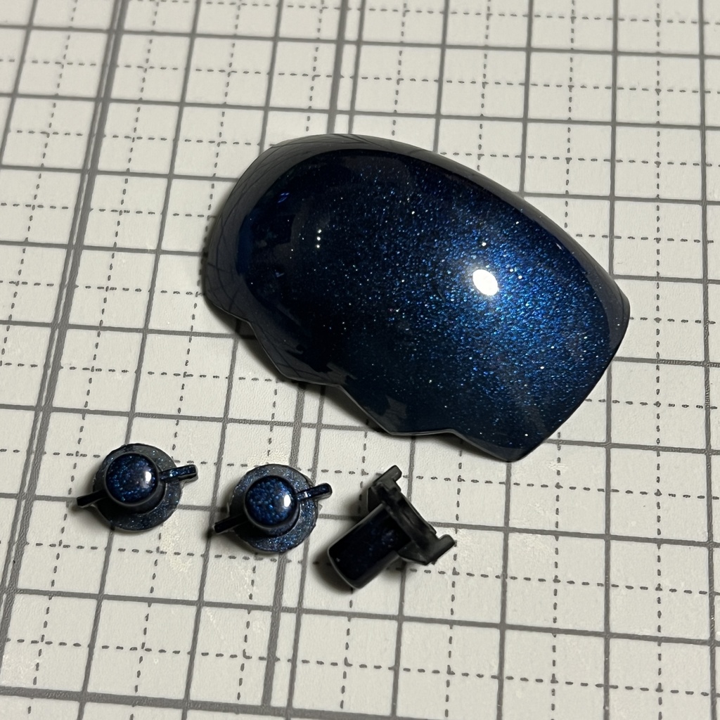 たまごっちパラダイスカスタムパーツセット『キャップ, ボタン×3』『深海』