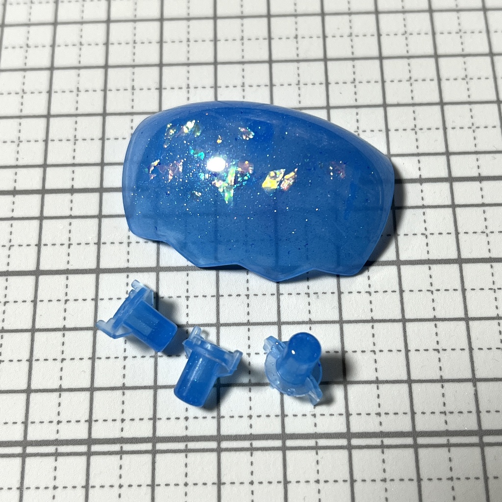 たまごっちパラダイスカスタムパーツセット『キャップ, ボタン×3』