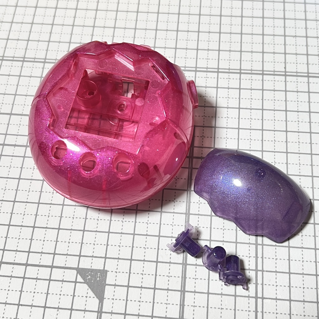 たまごっちパラダイスカスタムパーツセット『メインシェル、キャップ, ボタン×3』