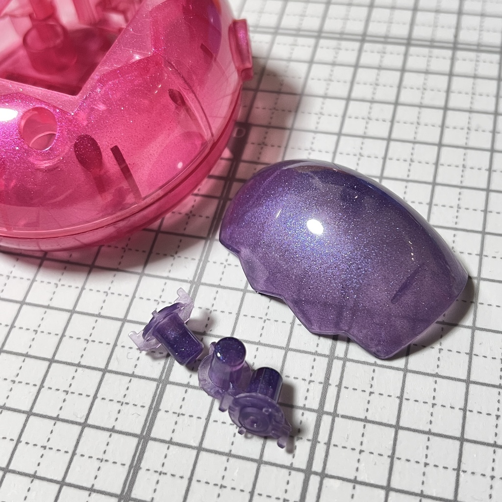 たまごっちパラダイスカスタムパーツセット『メインシェル、キャップ, ボタン×3』