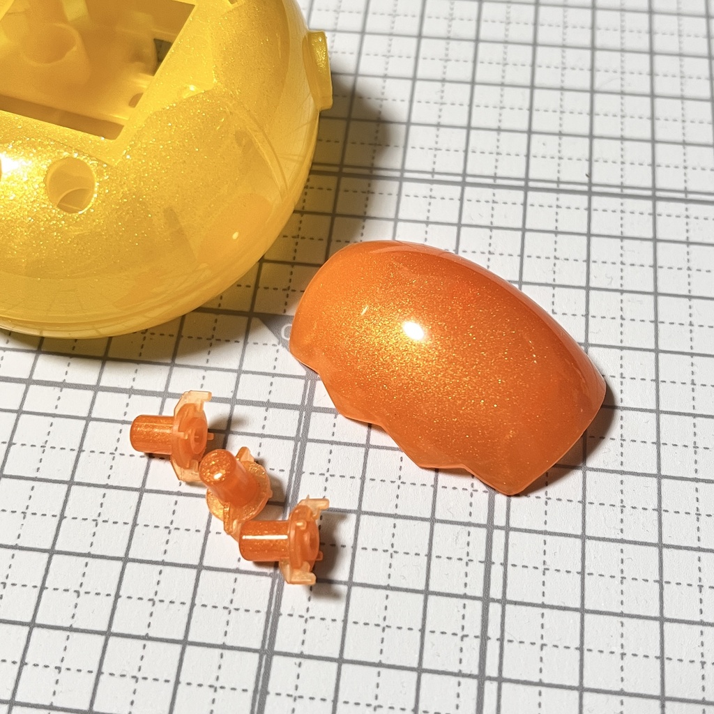 たまごっちパラダイスカスタムパーツセット『メインシェル、キャップ, ボタン×3』