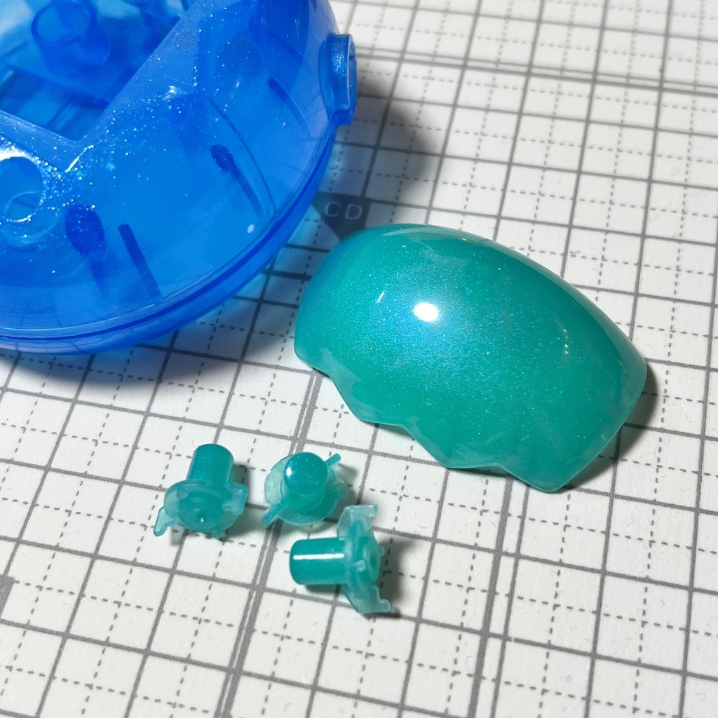 たまごっちパラダイスカスタムパーツセット『メインシェル、キャップ, ボタン×3』