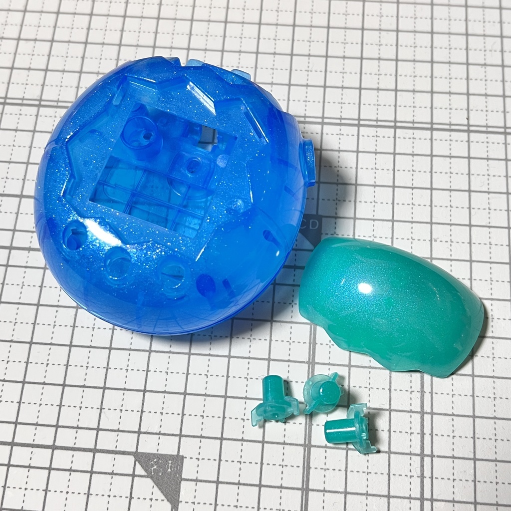 たまごっちパラダイスカスタムパーツセット『メインシェル、キャップ, ボタン×3』