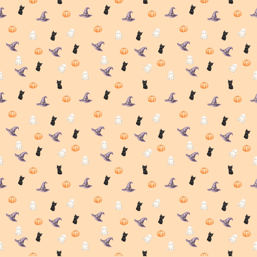 大人かわいいハロウィン デジタルペーパー