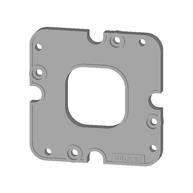 レトロアーケードドック・アケつく 改造用４角レバーガイド STLデータ