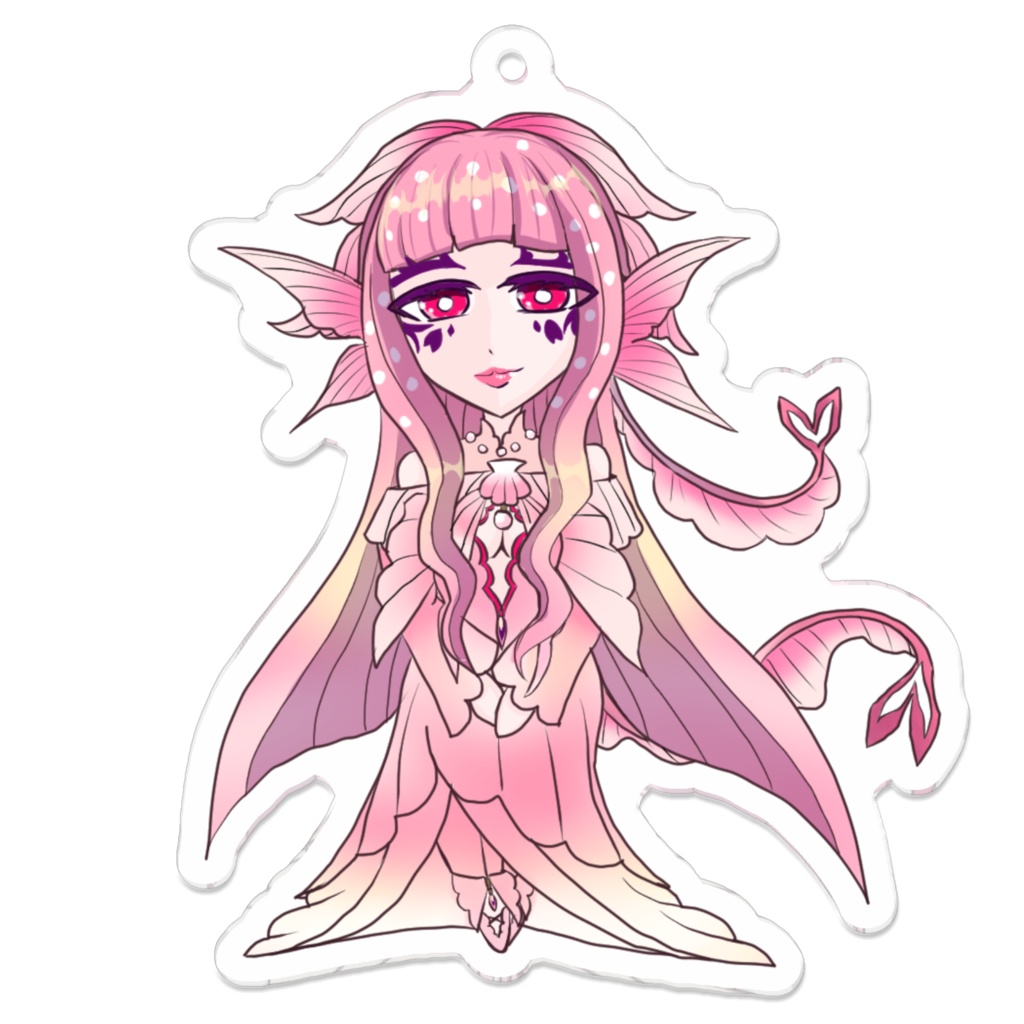 マザーフィッシュの擬人化アクキー