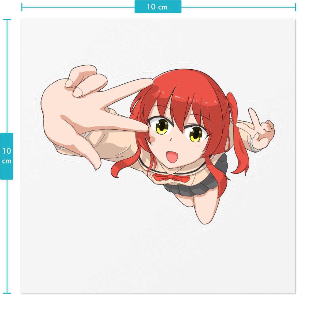 喜多郁代ステッカー