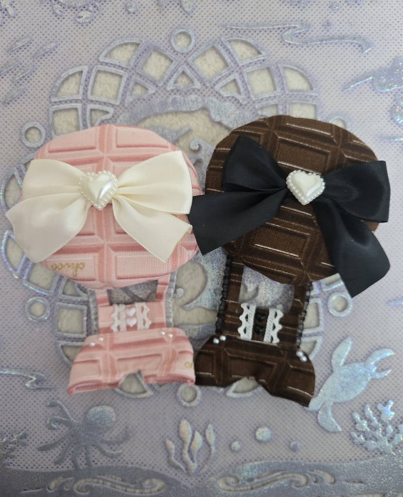 ハンドメイド☆10cmぬい服 あまあまチョコレートシリーズ\♡︎/