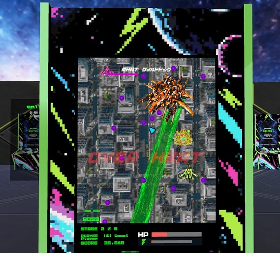 10/10まで50%off【VRChat向け】アーケード風シューティングゲーム~フルガーストライクFulgurStrike~