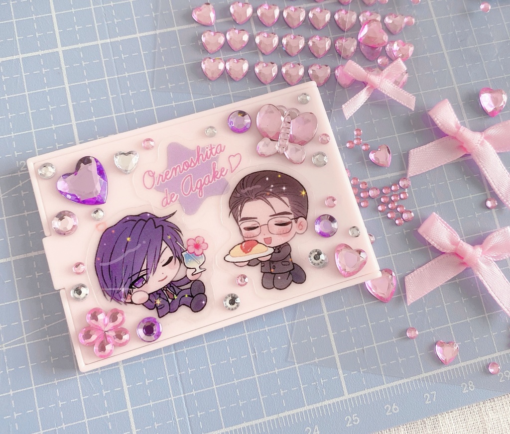 「俺の下であがけ」クリアステッカー