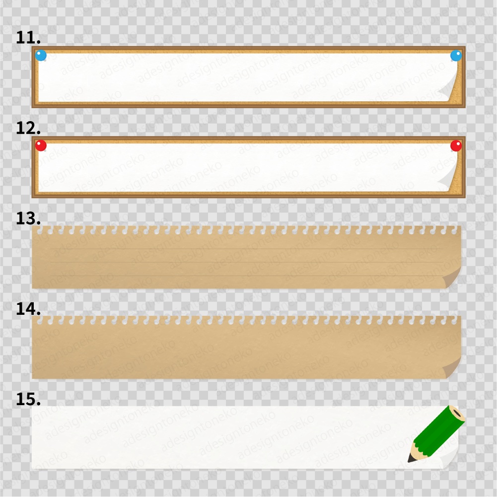 勉強・学校系のテロップベース 30点セット