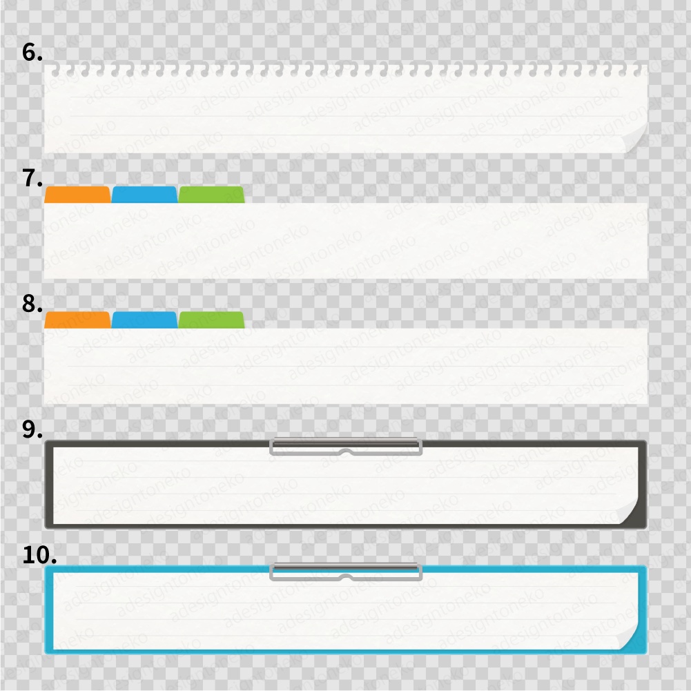 勉強・学校系のテロップベース 30点セット