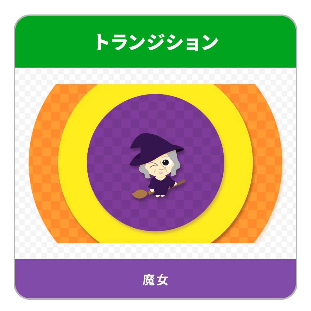 ハロウィンのトランジション