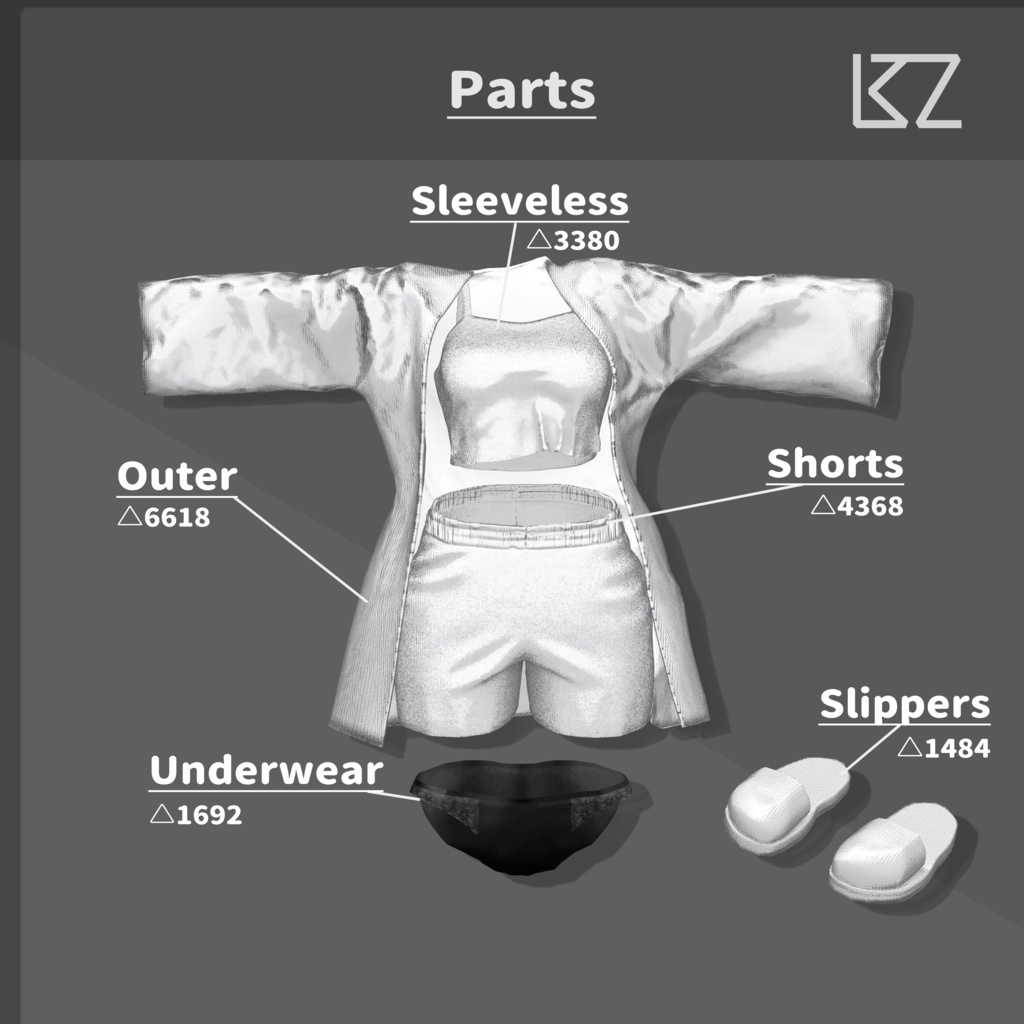 RoomWear(resewing)(黒兎さより専用ルームウェア(リーソーイング ))