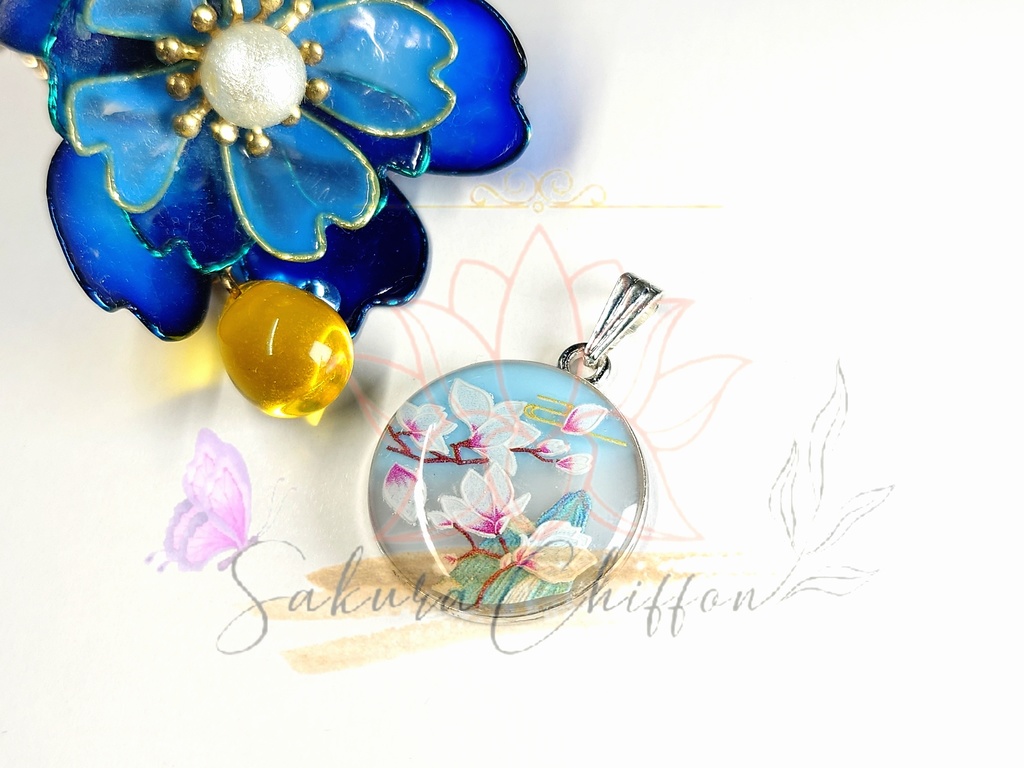 中華風アクセサリー コイン型ネックレス