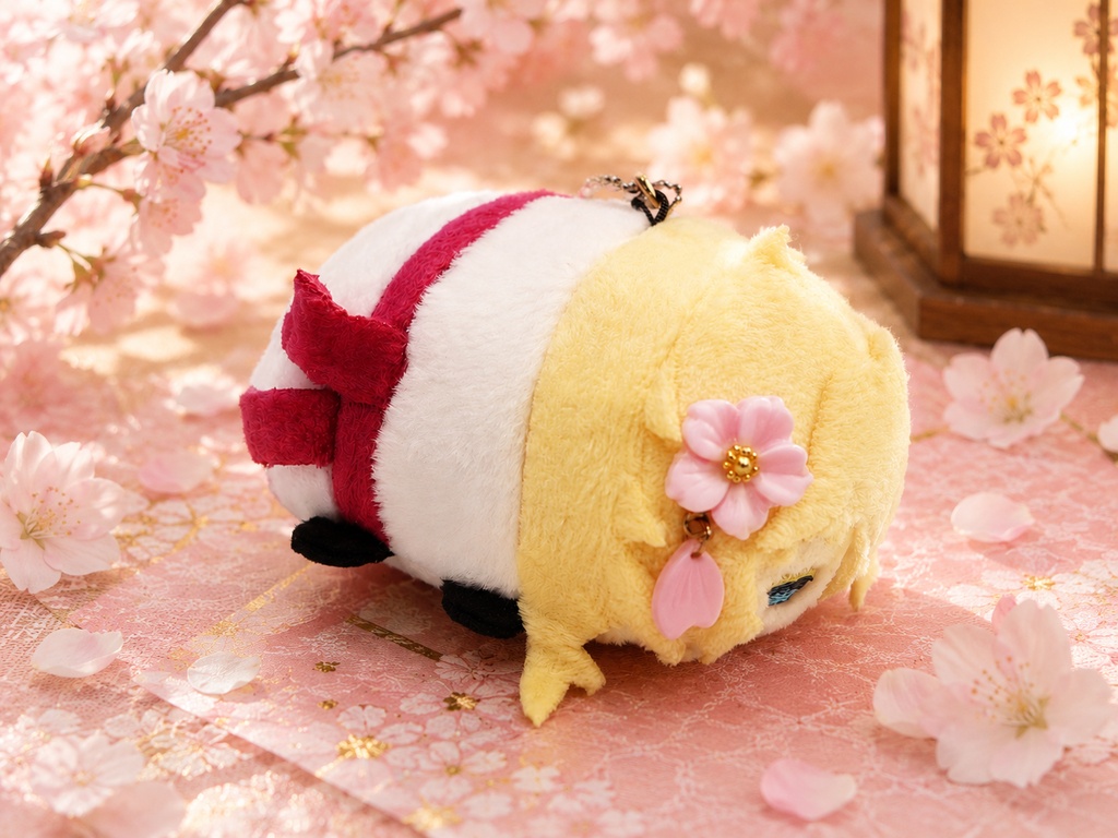 もちぬい桜飾り マグネットタイプ