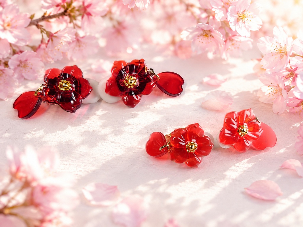 もちぬい桜飾り マグネットタイプ
