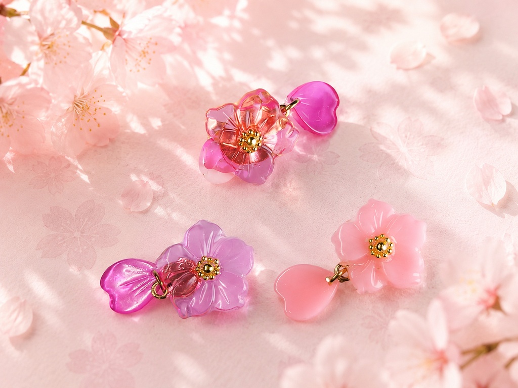 もちぬい桜飾り マグネットタイプ