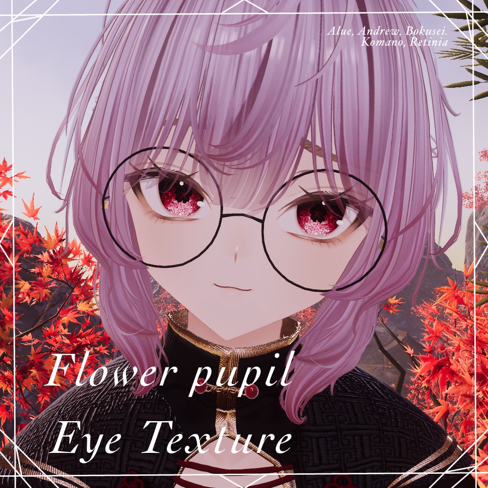 【5avatar】flower pupil eye Texture ! (15 colors)