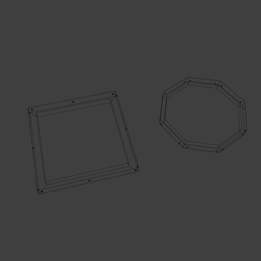 【無料配布】Blender対応 3Dモデル:絵画風アート