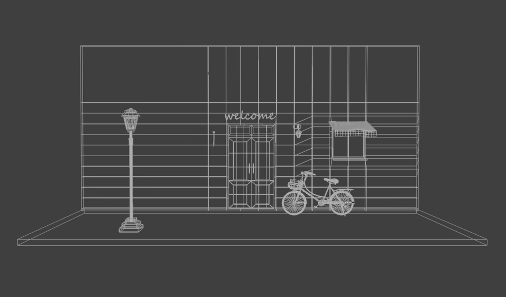 【Blender対応】3Dモデル:自転車/セット