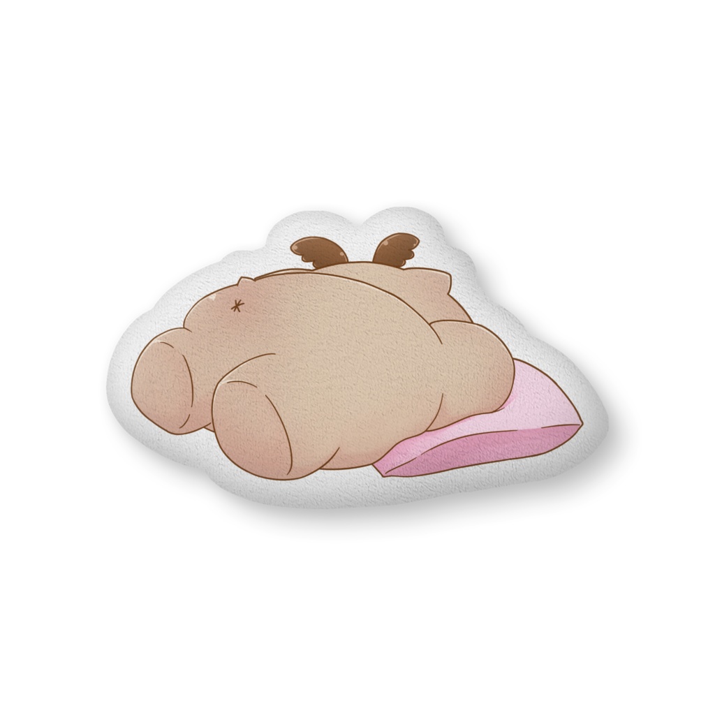 すやすやシカンコくんクッション