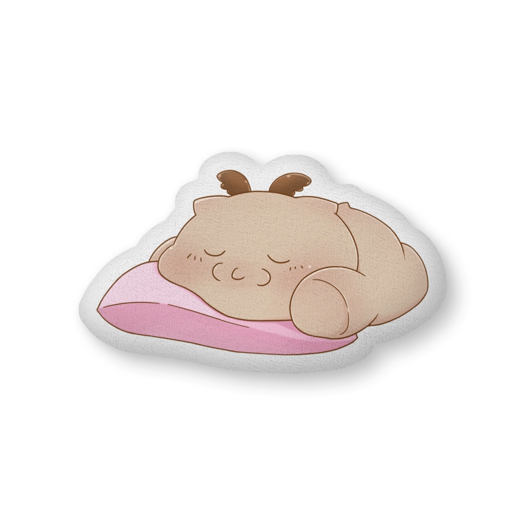 すやすやシカンコくんクッション