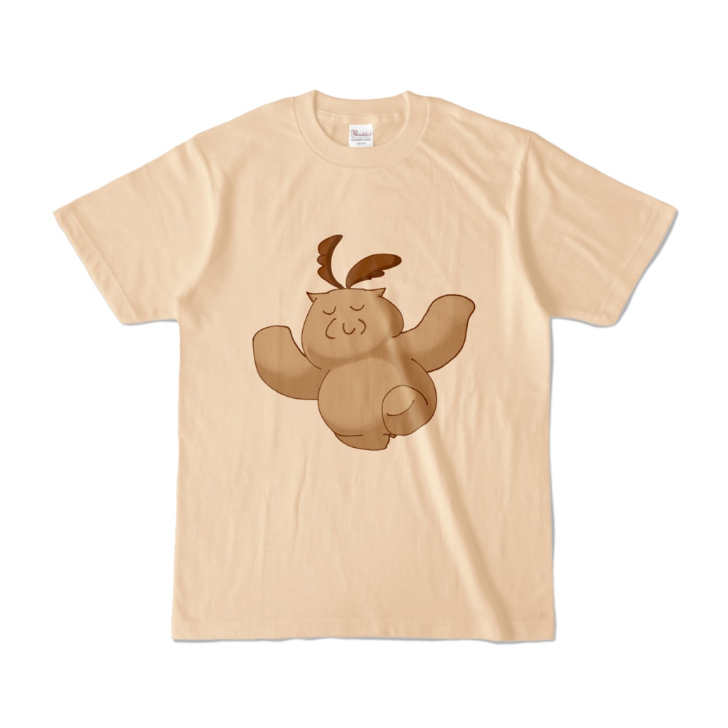ぜんぜん進まなーいシカンコくんTシャツ