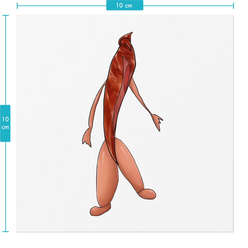 めんたいがらしくんステッカー