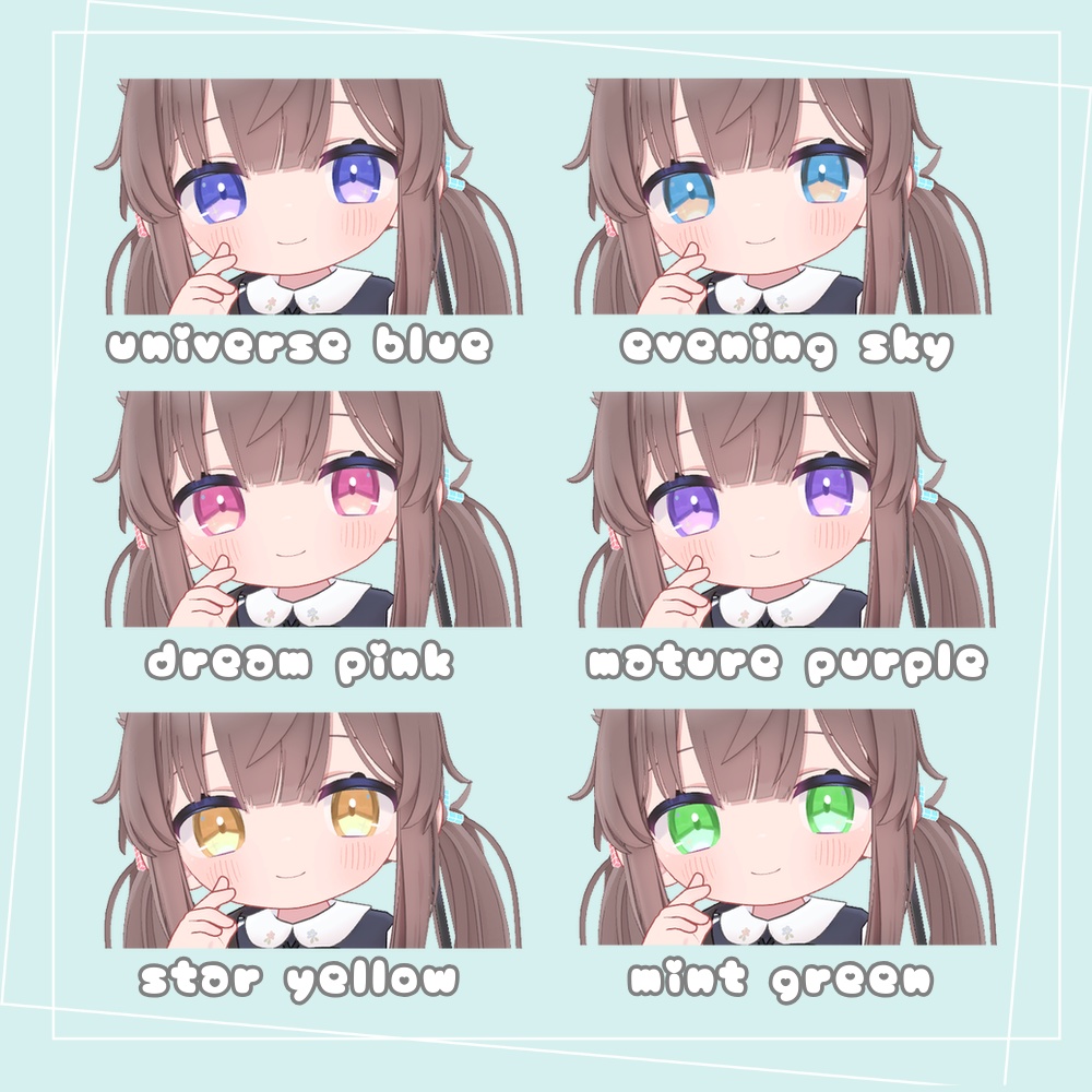 【ひかるん対応】アイドルツートン(eye texture)