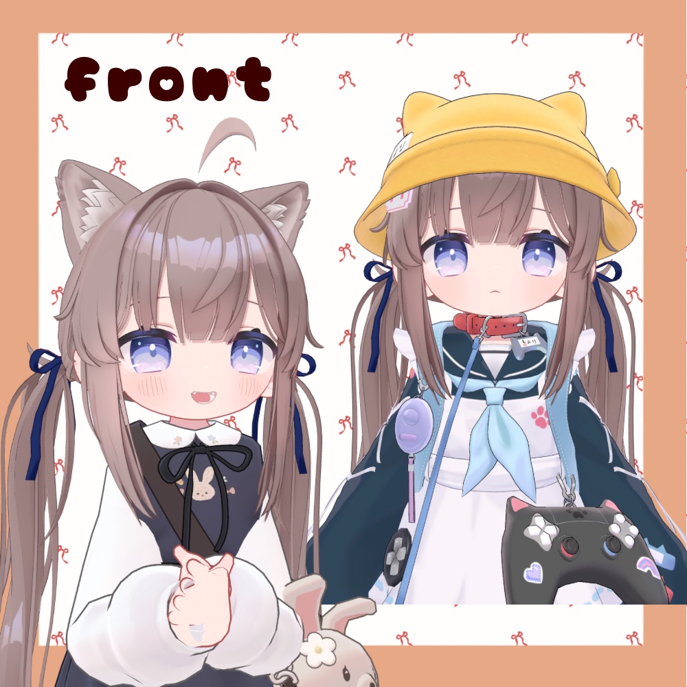 【ひかるん対応】ツインテリボン(hikarun twintails ribbon)