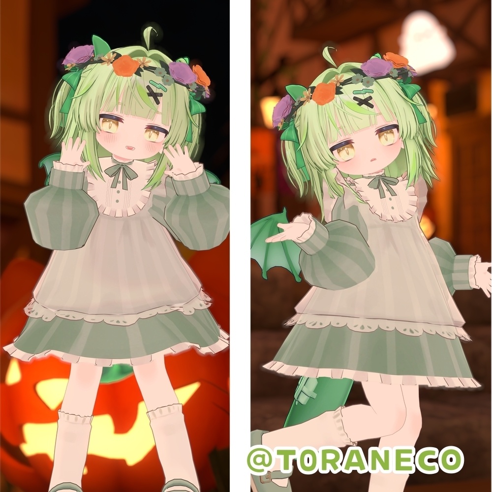 【発売記念セール! ~10/6】ふんわりエプロンワンピ【くるるんキッズ・まめふれんず対応】