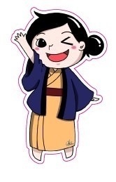 【ステッカー】しずかちゃん浴衣ウインク