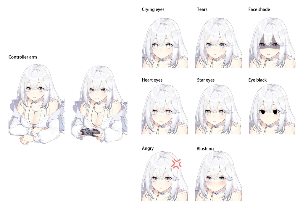 Live2d Vtuberモデル Yomi【VtubeStudio】