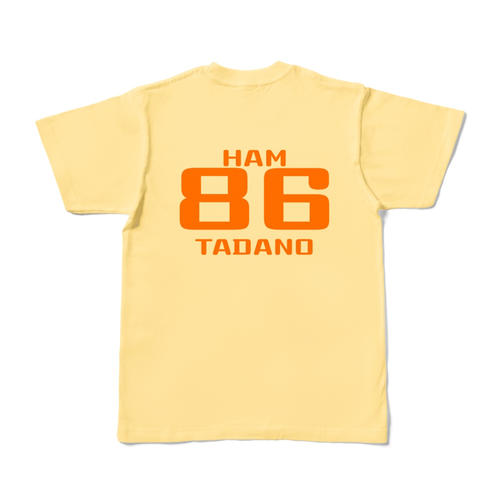【受注生産】1.5周年記念!ユニフォーム風Tシャツ3色!#86⚽🐹✨