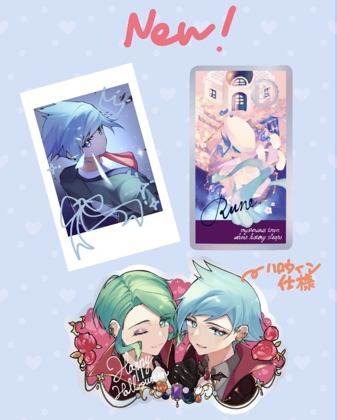 チェキ風カード＋シール2種セット