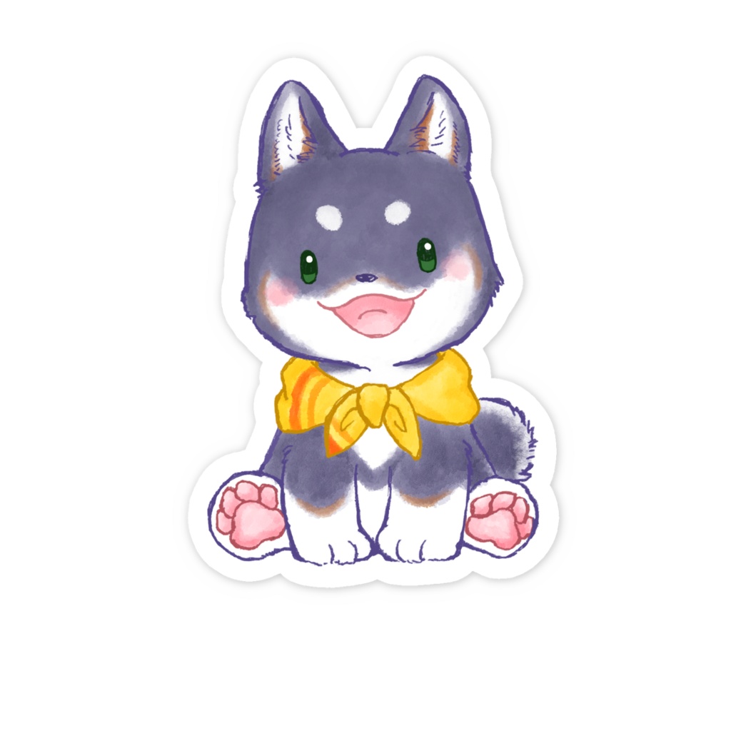 【非公式】黒井しば【ステッカーのみ希望者用】