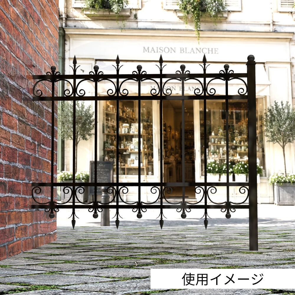 ロートアイアン風 フェンスセットvol.1【FBX/OBJ/Blend】