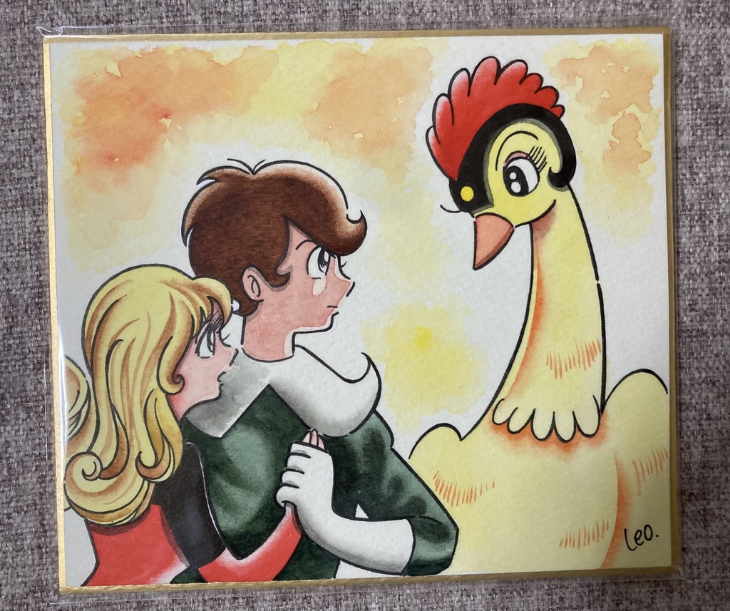 色紙（火の鳥）