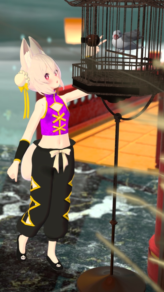 ★活発的功夫衣装★~Active kung fu costume~カリン&まめふれんず対応版