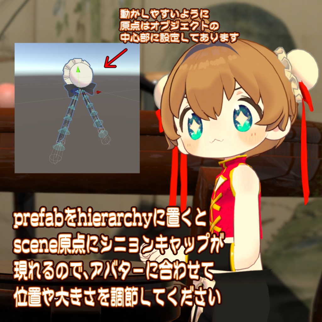 ★汎用☆ロングリボンシニョンキャップ★