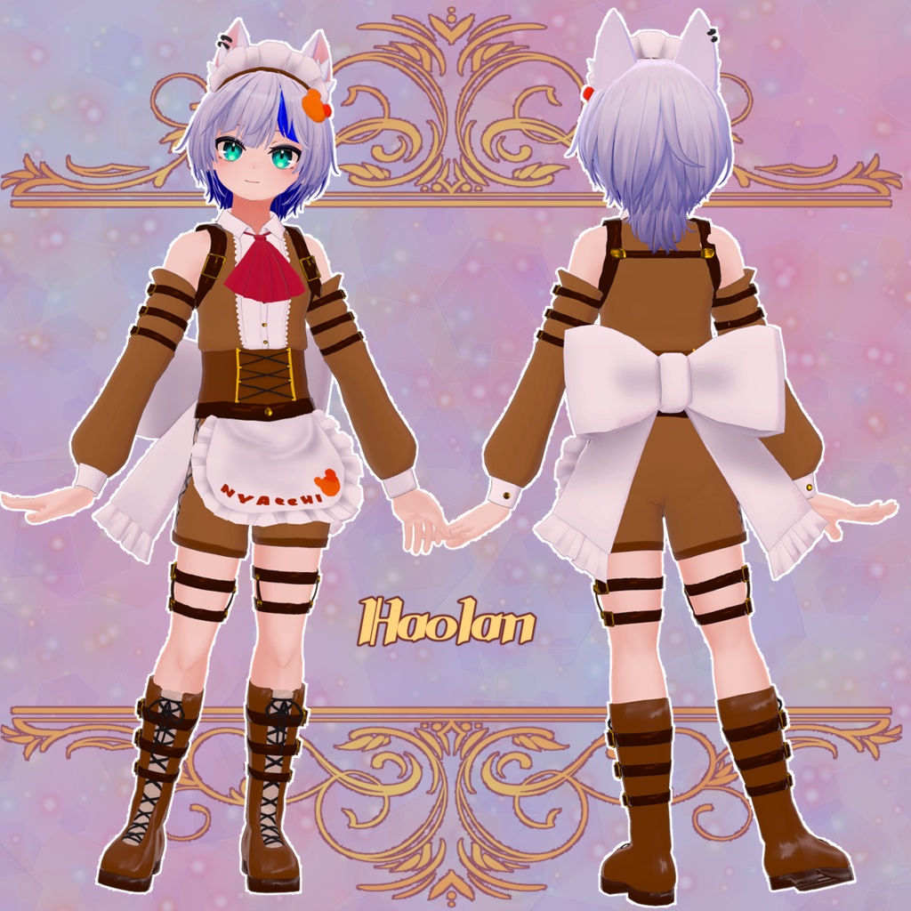 ꙳✩ にゃっち少年メイド ✩˖【VRC向け衣装】