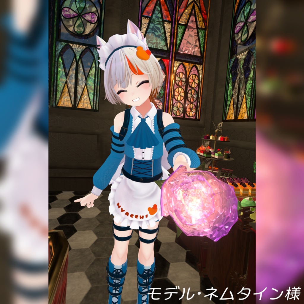 ꙳✩ にゃっち少年メイド ✩˖【VRC向け衣装】