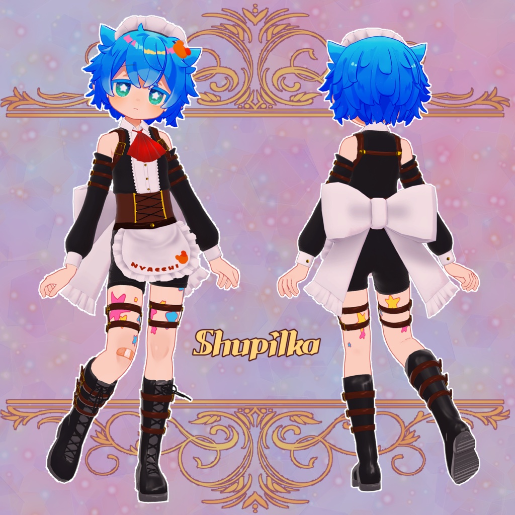 ꙳✩ にゃっち少年メイド ✩˖【VRC向け衣装】